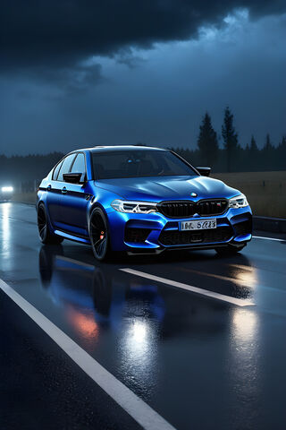 Bmw M5 F90 Competition Wallpaper PSD, High Quality Free PSD 