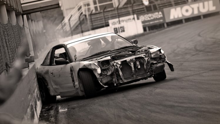 Drifting Cars Wallpaper Stock Photos