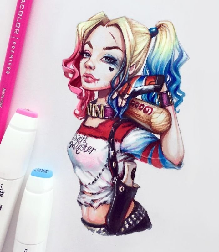 Макияж Harley Quinn Харли Квинн — MAKEUPLOVERS