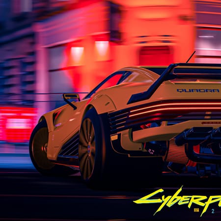 Новый OLED-плакат Cyberpunk 2077