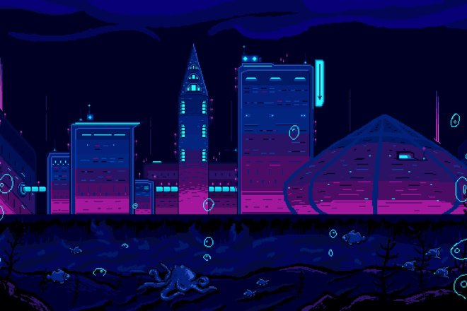 City Pixel Art