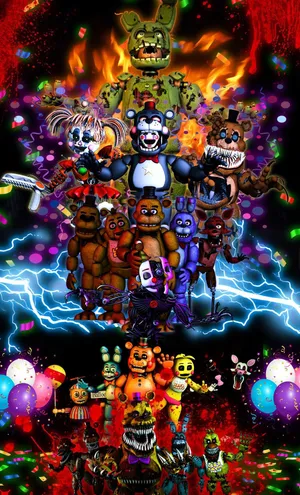 I made a fnaf wallpaper 