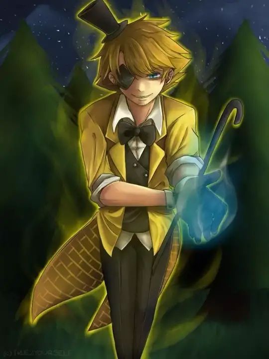 Bill cypher twink human by Spookycatzzz 