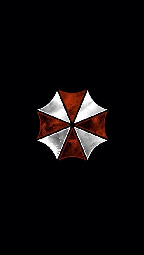 Обои red, logo, game, cross, Resident Evil, Umbrella, book 