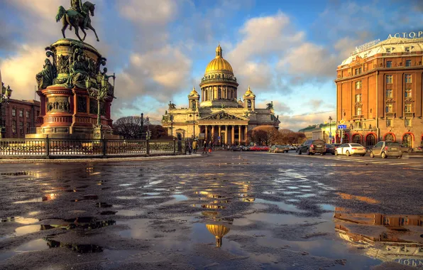 Обои петербург, спб, исаакиевский собор 