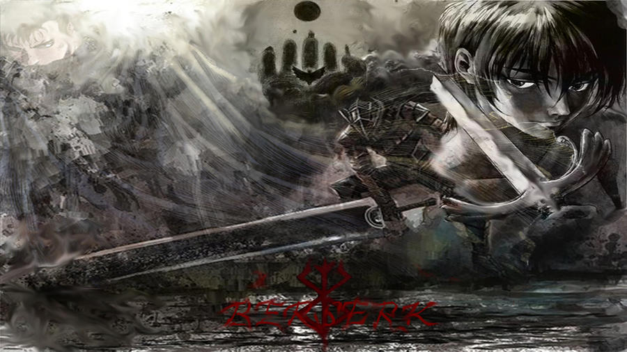 Wallpaper angry gut, berserk, anime 