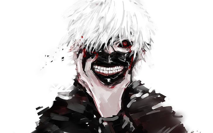 B&w Ken Kaneki Tokyo Ghoul Iphone 