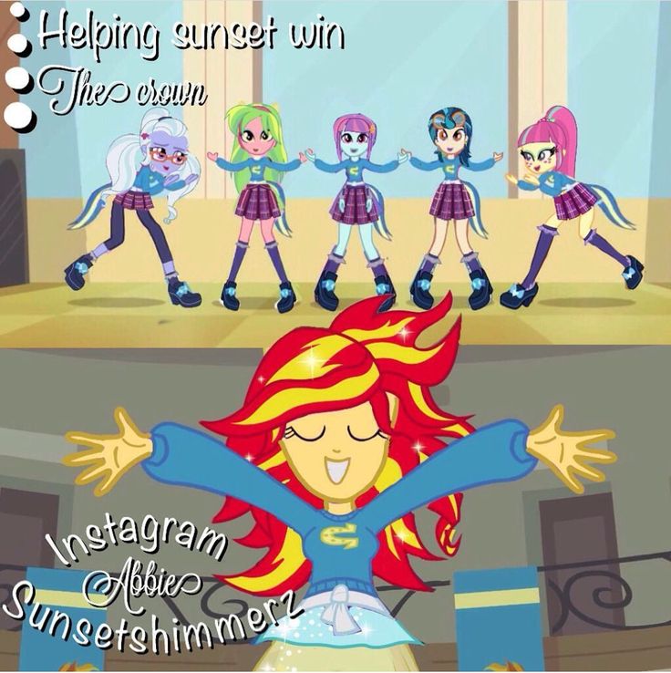 Девушки Эквестрии Радужный Рок Искорка, Equestria Girls met 