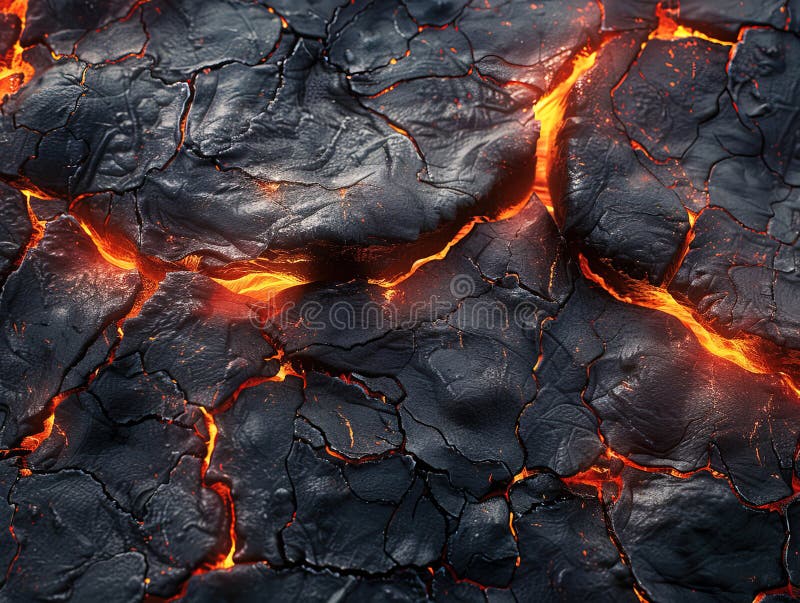 Magma Red Texture Background 