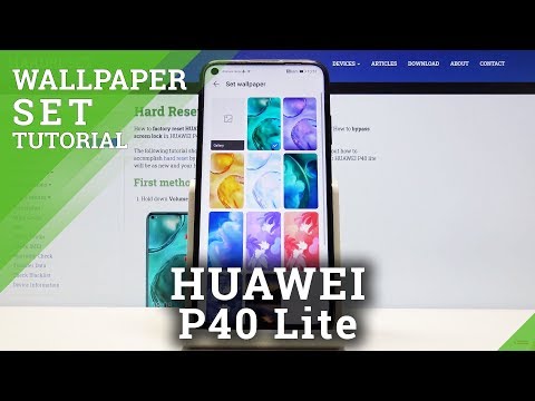 Как Поставить Обои На Huawei P40 Lite E На Экране Блокировки 