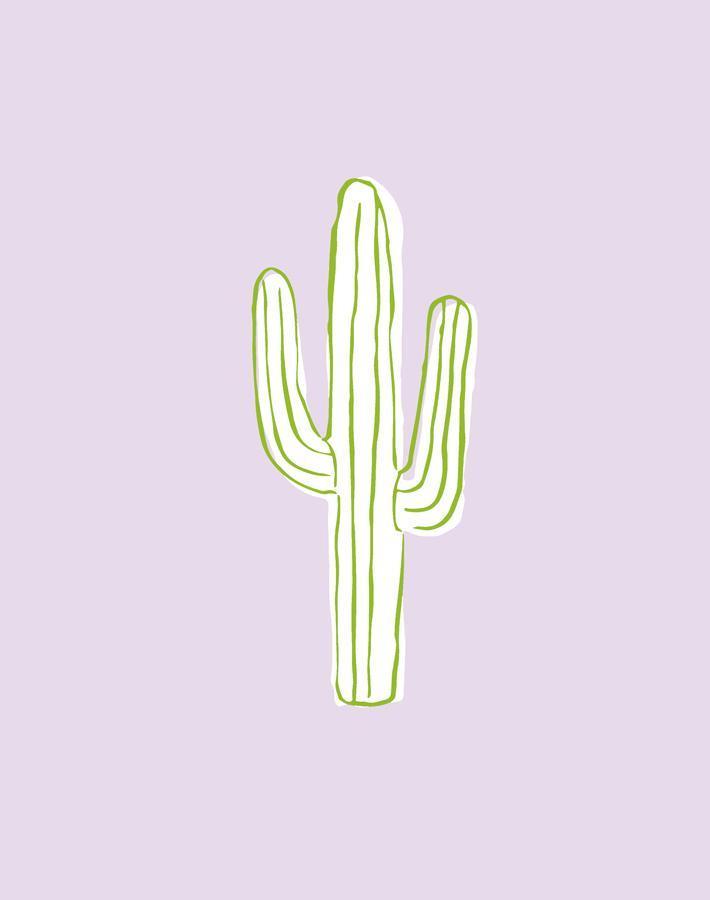 Calm Cactus Wallpaper Mural 