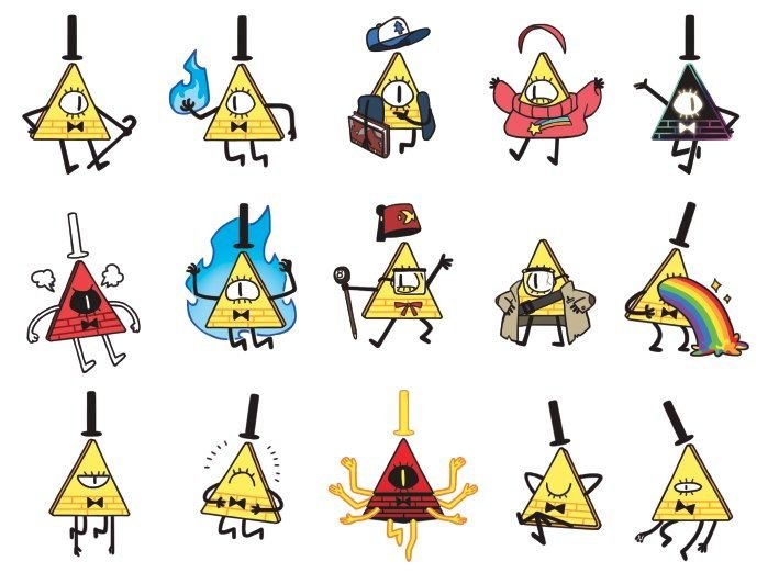 Билл Шифр Bill Cipher Chase из сериала Гравити Фолз