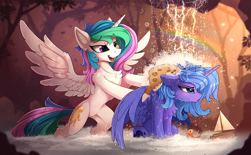 Princess Luna and Celestia