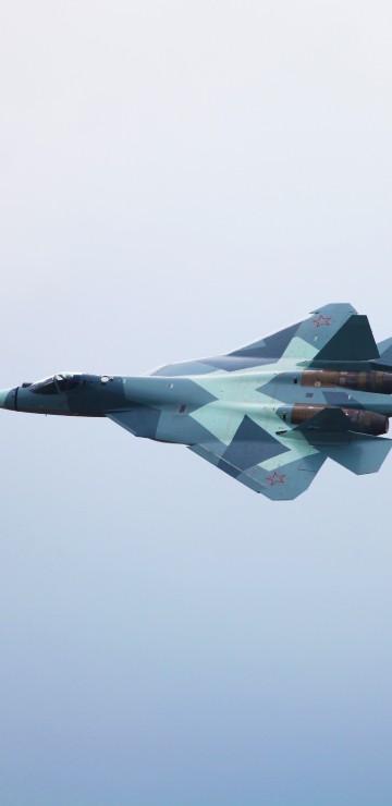 Su-57」の写真素材 