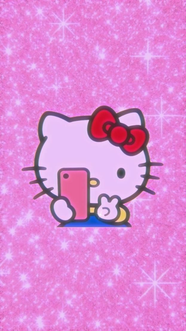 Холст, настенная живопись, эстетический постер «Hello Kitty 