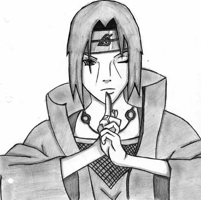 Итачи тату эскиз itachi tattoo scetch