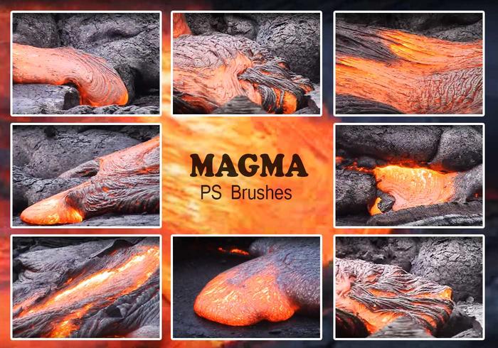 Magma Texture Images