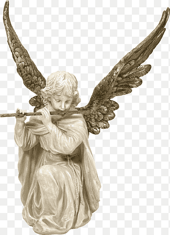 Angel Cherub Figurine, angel, fictional 