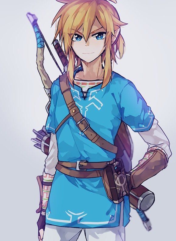 Young Zelda and Young Link [art by adsay97] 