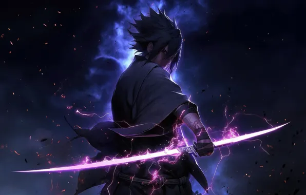 Sasuke Uchiha 4K Wallpaper 