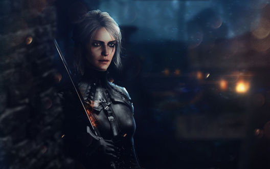 Game, Ciri, Witcher, Game 1920x1080 