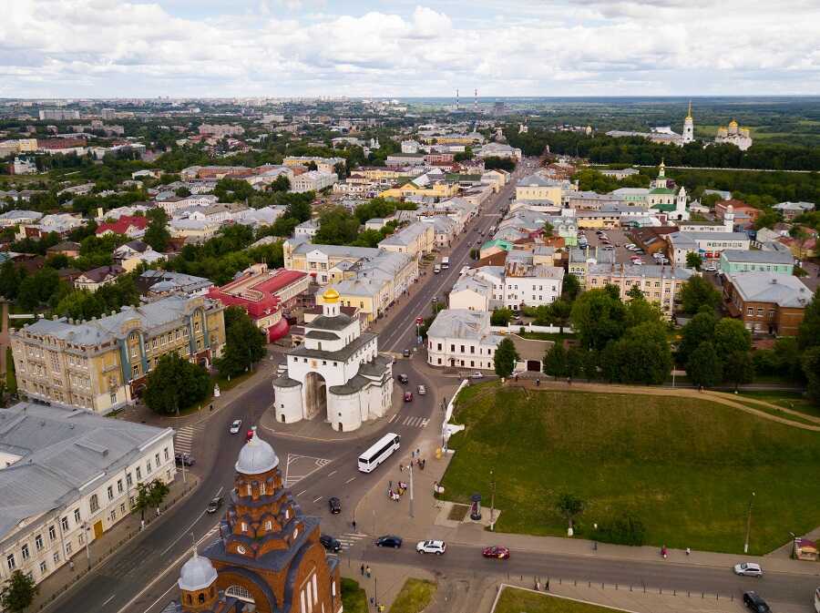 Какие города Владимирской области можно 