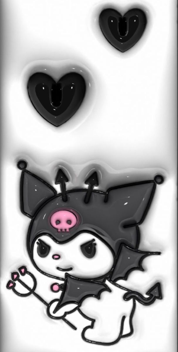 Kuromi Wallpaper 4K, Cartoon, Hello Kitty