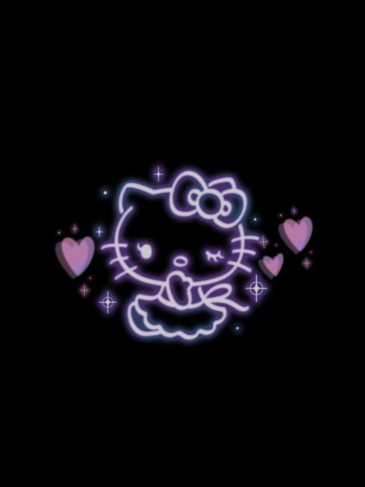 Наклейки на обои Kawaii Sanrio Kuromi My Melody Hello Kitty 