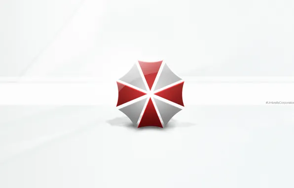 Обои zombie, logo, game, Resident Evil, Umbrella, knife 