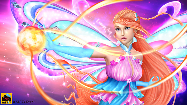 Winx Club Aisha Enchantix , an art 