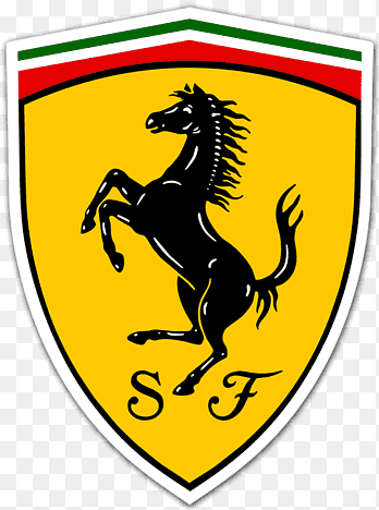 Металлический шильдик эмблема Ferrari 