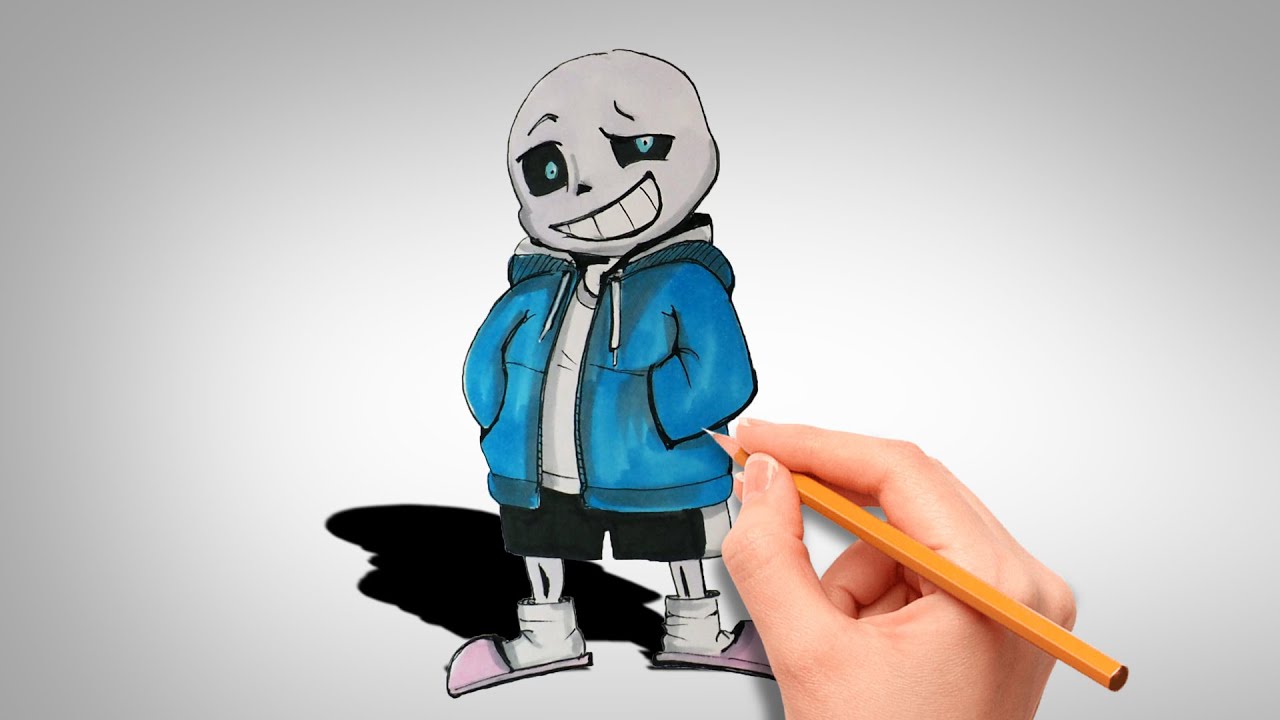 Гиф анимация Sans / Санс из игры Undertale, by SeaSaltShrimp