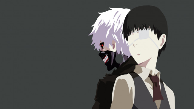 Обои аниме, Tokyo Ghoul, Kaneki Ken, Токийский Гуль 