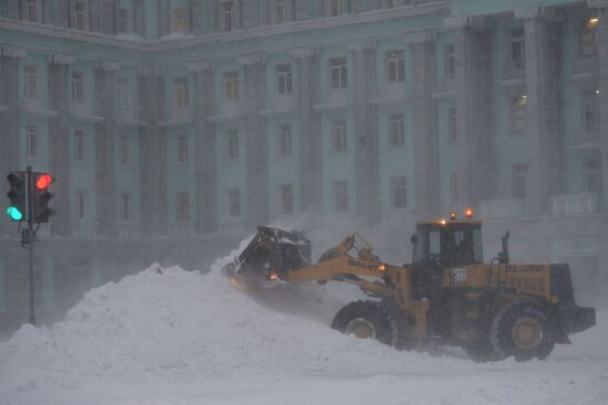 Метель в городе / PhotoXPress