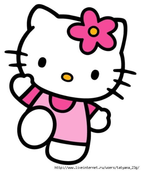 Раскраски Раскраска Hello kitty русалка 