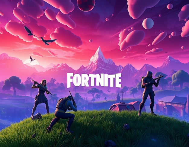 Background in fortnite gaming 