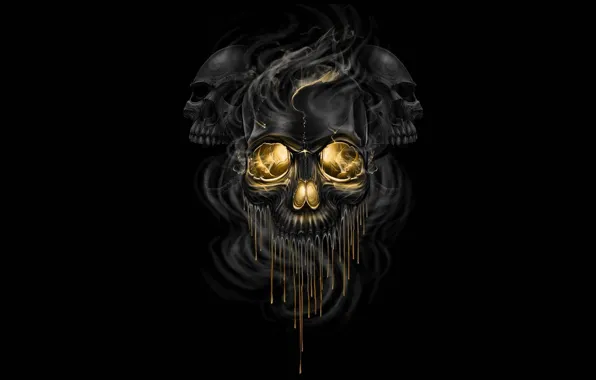 Скачать Steampunk Skull Clock Free 1