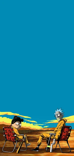 Rick and Morty Breaking Bad Wallpaper 