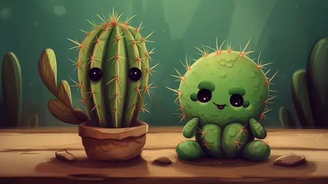 cactus wallpaper by mervekayamz on 