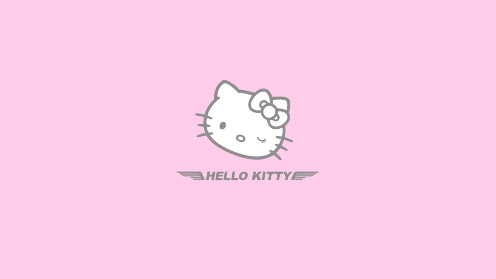 wallpaper with hello kitty / обои с хеллоу китти