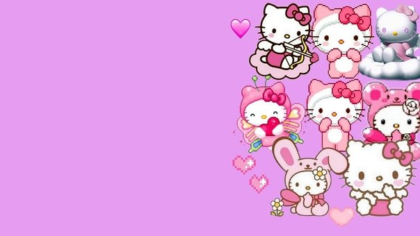 Hello Kitty Full HD Wallpapers New Tab для Google Chrome 