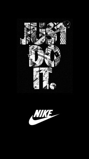 Nike Iphone With White Taglines 