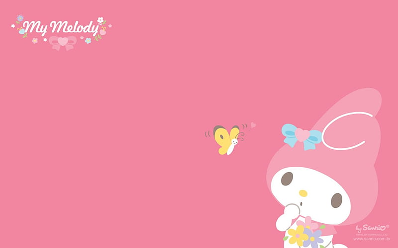 My Melody Hello Kitty Desktop Sanrio, my melody, love, heart 