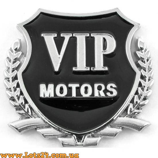 Авто значок VIP Motors наклейка на 