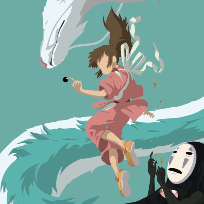 Обои дракон, аниме, арт, парень, Хаяо Миядзаки, spirited away 