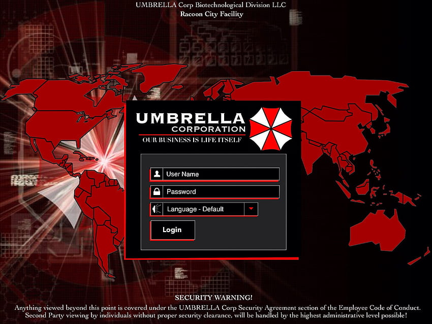 Wallpaper the game, resident evil, umbrella for mobile and 