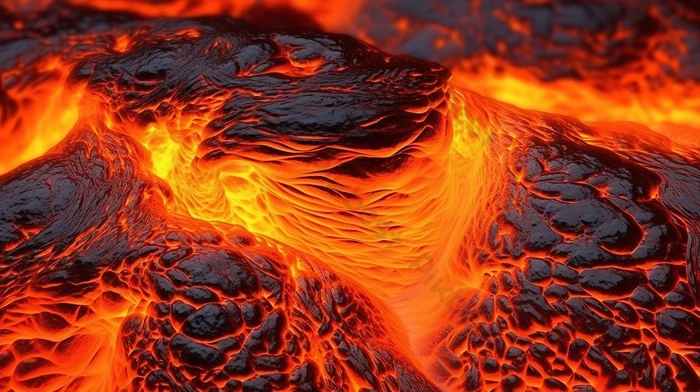 High Tech Magma Texture Background 