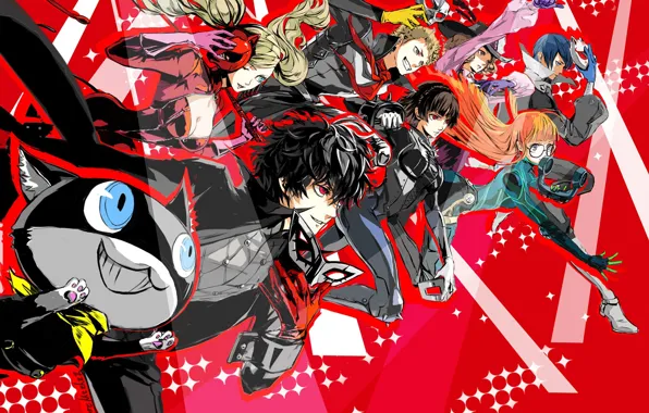 Обои на рабочий стол Персонажи из аниме Persona 5 the 