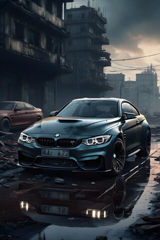 Download wallpaper 240x320 bmw m4, on-road, luxurious car 