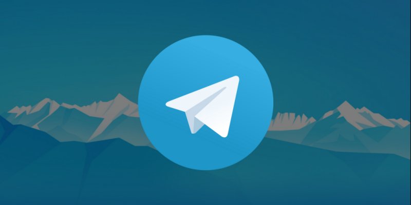 Download free Telegram App Icon Glass Wallpaper